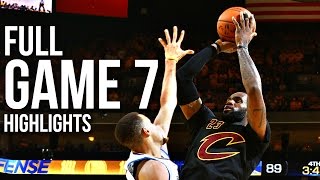 Warriors vs Cavaliers Game 7 NBA Finals  061916 Full Highlights [upl. by Bernadette]