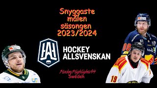 SNYGGASTE MÅLEN  SÄSONGEN 20232024  HOCKEYALLSVENSKAN [upl. by Yalahs]