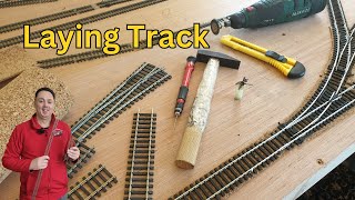 Beginners Guide Track Laying On Your Model Railway [upl. by Ahcmis]