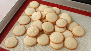 Langue De Chat Recipe  Cats Tongue Cookies  Lidah Kucing [upl. by Frasch]