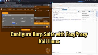 How to configure Burp Suite with Firefox FoxyProxy on Kali Linux [upl. by Ateloiv]