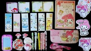 My Melody Stationery Set  Pink Stationery Organizer 💓💓💓😻😻😻 [upl. by Tyika634]