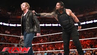 Roman Reigns vs Seth Rollins Raw June 20 2016 [upl. by Eittik171]