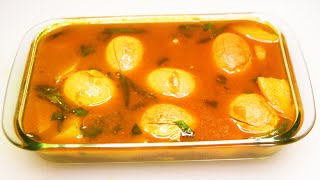 Dimer Jhol  Egg Curry With Potato  Dimer Jhol Bengali Style [upl. by Ahsekel]