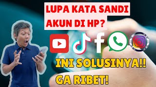 MENGATASI LUPA KATA SANDI AKUN FACEBOOK INSTAGRAM TIKTOK GMAILEMAIL DENGAN CARA MUDAH DI HP [upl. by Alenoel]