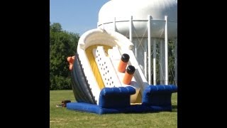 Titanic 20 Foot Inflatable Slide  Slide Rental Dayton Cincinnati  AampS Play Zone [upl. by Standing457]