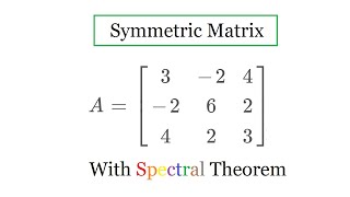 Symmetric Matrix [upl. by Eornom]