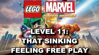 LEGO Marvel Super Heroes Level 11 Taking Liberties FREE PLAY All Minikits amp Stan Lee in Peril [upl. by Shantha218]