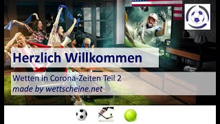 Sportwetten Gewinn trotz Corona Hier die Analyse [upl. by Lawler]