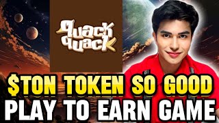 QUACK QUACK PLAY TO AIRDROP GAME EARN TON TOKENS [upl. by Naesar]