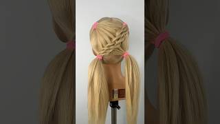 School hairstyle easyhair hairtutorial schoolhairstyles [upl. by Epoh]