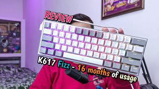 Redragon K617 Fizz InDepth Review after 16 months of Usage  Best 60 Gaming Keyboard under 2500rs [upl. by Eleik]