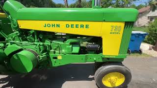 1959 John Deere 730 Diesel Tractor up for auction [upl. by Suoiradal]