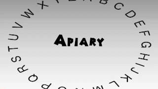 How to Say or Pronounce Apiary [upl. by Herve]