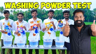 Washing Powder Test  Which One is Best  ഈ പരിക്കേഷണത്തിൽ ആര് ജയിക്കും  M4 Tech [upl. by Korey130]