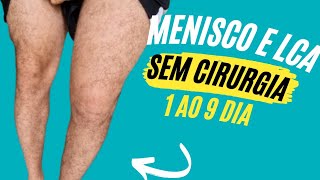 Lesão de menisco e LCA Recuperação passo a passo em 9 dias Teoria e exercícios [upl. by Anecusa944]