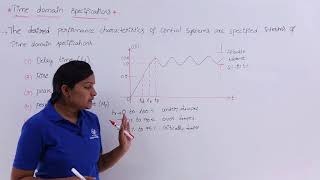 Time Domain Specifications [upl. by Auginahs]