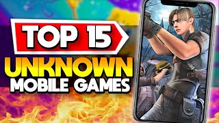 Top 15 NEW Unheard of Mobile Games Android  iOS [upl. by Huckaby]