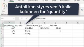 Etiketter fra Excel [upl. by Maximilianus]