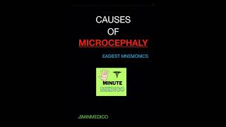 MICROCEPHALY CAUSES  PEDIATRICS EASIEST MNEMONIC 5MINMEDICO next neetpg shorts [upl. by Aynnek496]