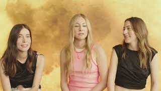 Haim Interview Backstage at 2021 Grammy Awards [upl. by Bekaj]