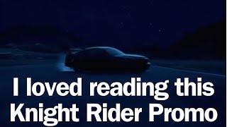 I LOVED READING THIS KNIGHT RIDER RELAUNCH PROMO [upl. by Claudelle]