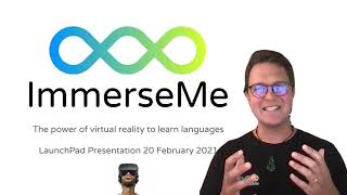 ImmerseMe pitch  LaunchPad Feb 2021 [upl. by Yenar]