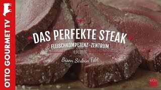 Bison Sirloin Filet  Hüftfilet perfekt garen [upl. by Krischer474]