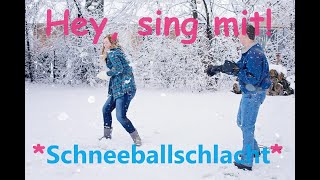 🎵🤍🧤🌨️❄️🧤👀quotSchneeballschlachtquot  Kinder u Volkslieder  Liedtext Notenlink ↓InfoBoxquot [upl. by Coster]