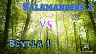 Salamanders 1 VS Scylla 1  Best Rallys [upl. by Elpmid]