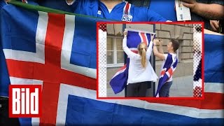 Islands Flagge vor britischer Botschaft  GuerillaMutprobe [upl. by Areek]