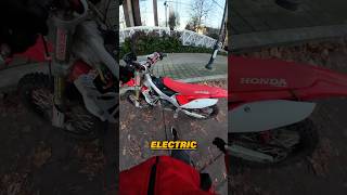 He Built A DIY Electric CRF450 😱 electric bike [upl. by Chui703]