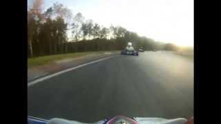 ADAC Wackersdorf 2011 Bennett Ivens IAME X30 Hero2 HD [upl. by Nwhas]