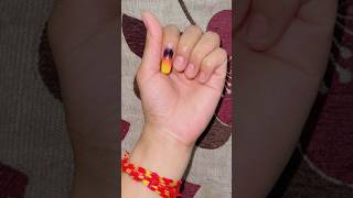 Ombré 💅🔥nail art at home trendingshortsyoutubeshorts nailsartnailshortsshortsviral [upl. by Yrkcaz]