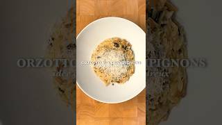 Orzotto aux champignons foodshorts food recettefacile cooking risotto fromage foodie recette [upl. by Kcolttam]