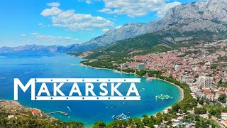 Makarska Croatia  Drone 4K [upl. by Bogey]