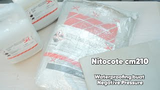 Nitocote CM210 Waterproofing buat Negative Pressure [upl. by Epilihp]