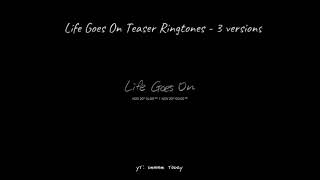 BTS  Life Goes On Teaser Ringtones  3 versions [upl. by Alek]