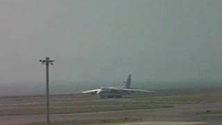 Russian Cargo Antonov AN124 Taking Off at Nagoya Japan [upl. by Cordelie299]