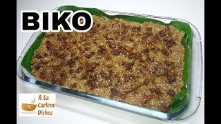 BIKO RECIPE  How to Cook Biko with Latik [upl. by Guyer18]