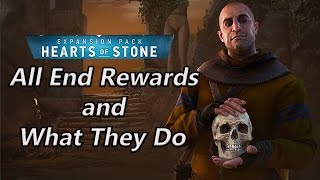 The Witcher 3  Hearts Of Stone  All Ending Rewards and What They Do  How They Work [upl. by Mcclain32]