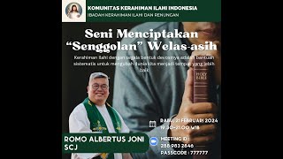 ROMO ALBERTUS JONI SCJ  SENI MENCIPTAKAN SENGGOLAN WELAS ASIH [upl. by Aniehs]