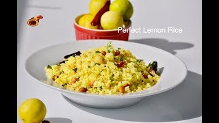 Quick ampPerfect Lemon Rice  Easy Lunch Box Lemon Sadam Elumicham Sadam Ep486 [upl. by Alfonse776]