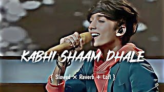 Kabhi Shaam Dhale New Song Slowed×ReverbLofi Jaani  Mohammad Faiz  Siddharth Gupta Divya Kalia [upl. by Khano]