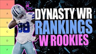 TOP 24 DYNASTY WR RANKINGS amp TIERS  2024 Dynasty Fantasy Football DJ MooreTank DellGarrett Wilson [upl. by Adien298]