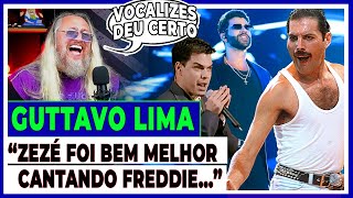 GUSTTAVO LIMA FAZENDO VOCALIZES NO SHOW by LEANDRO VOZ [upl. by Sallad]