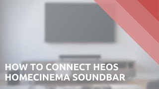 How Connect amp Configure your HEOS Soundbar without HDMI [upl. by Doownil555]