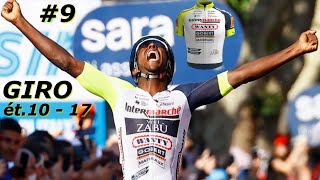 Intermarché  Wanty  Gobert Matériaux sur PCM 2022 ép9  suite du GIRO ét10 à 17 [upl. by Sedecram]