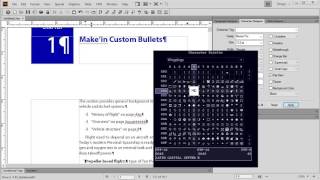 Adobe Framemaker  Create Custom Bullets [upl. by Glennis]