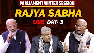 LIVE Parliament winter session  Rajya Sabha  Manipur  Waqf Bill  NDA Congress Adani  PM Modi [upl. by Evangelist599]